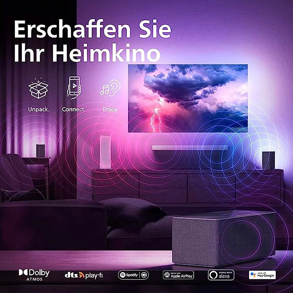 صدا تلویزیون فیلیپس 65 اینچ مدل PUS850765