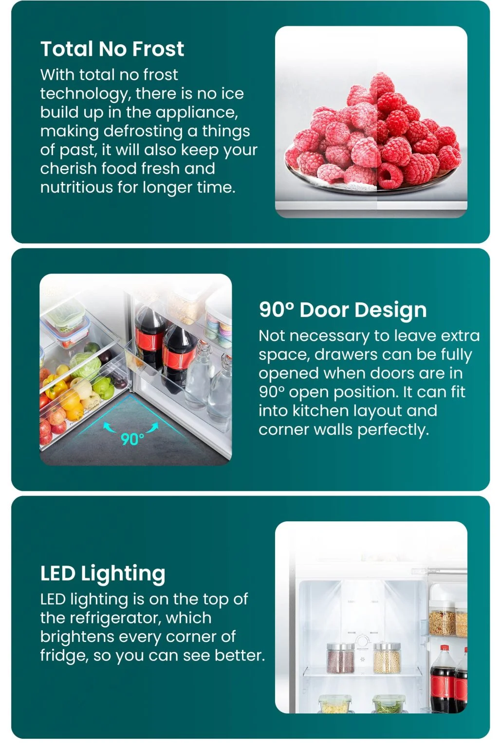 یخچال هایسنس 12 فوت 2023 مدل RR233N4WSU