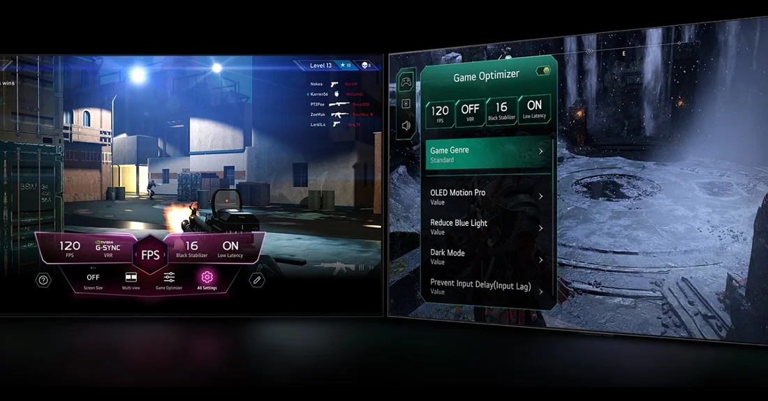 تلویزیون گیمینگ ال جی 77 اینچ اولد C4