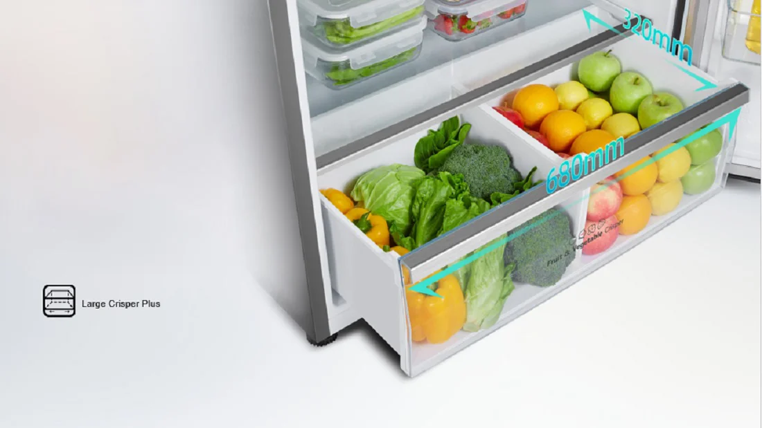 طراحی یخچال بالا پایین هایسنس RT729N4WSU