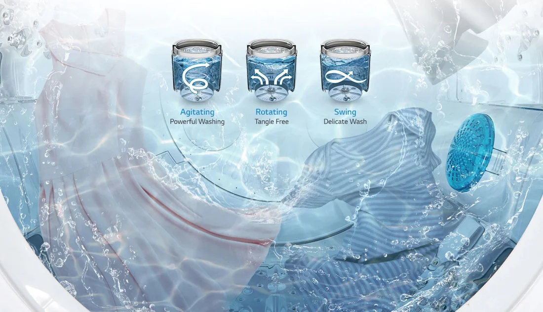 ماشین لباسشویی ال جی 16 کیلو درب بالا 2022 مدل T1788NEHT0