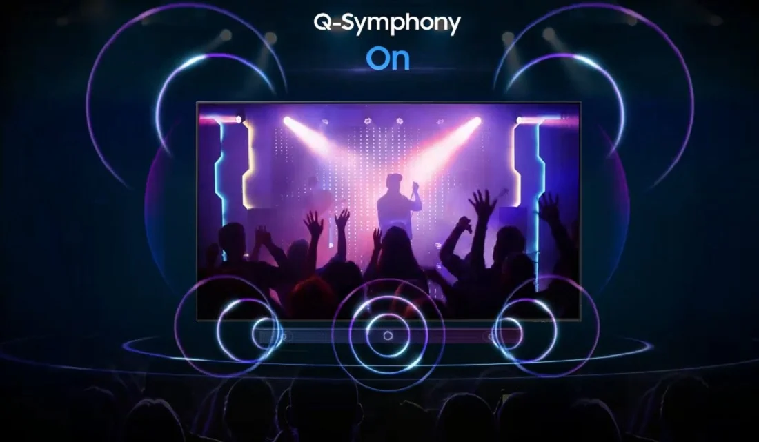 صدا تلویزیون سامسونگ Q70D سایز 75 اینچ