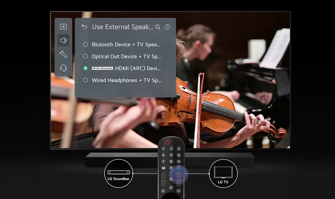 تلویزیون 55 اینچ ال جی کیوند 85 مینی ال ای دی اسمارت 2023 مدل 55QNED856RA