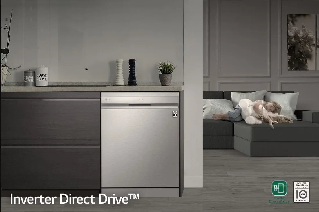 ماشین ظرفشویی ال جی مدل DFC612FV