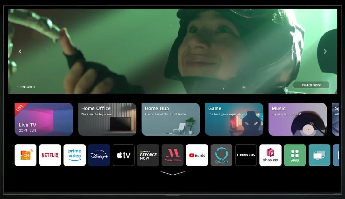 تلویزیون 55 اینچ ال جی UR8100 اسمارت 2023 مدل 55UR8100