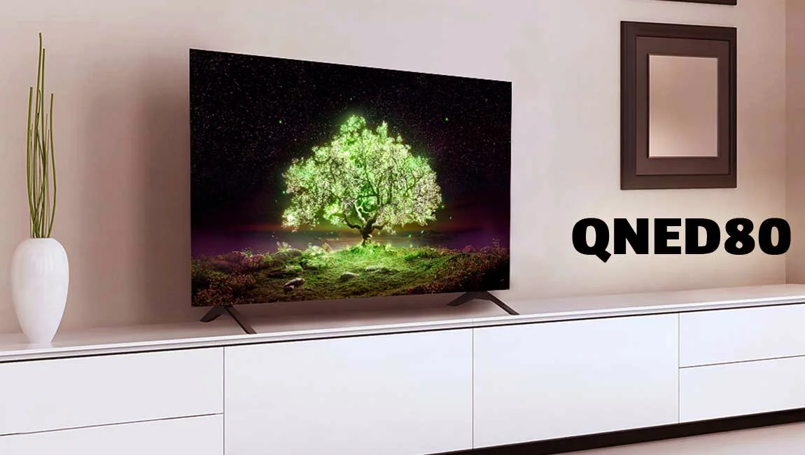 طراحی تلویزیون ال جی 65 اینچ QNED80