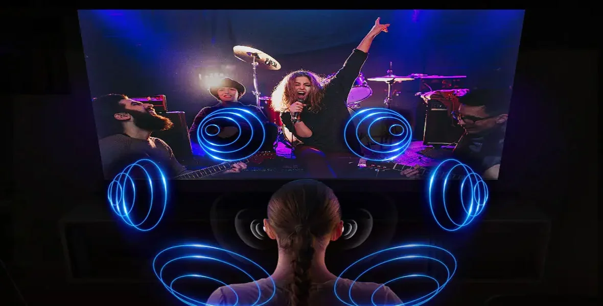 صدا تلویزیون سامسونگ Q80D سایز 65 اینچ