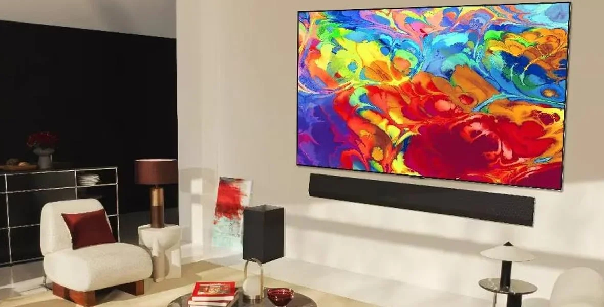 طراحی تلویزیون ال جی G4 سایز 65 اینچ
