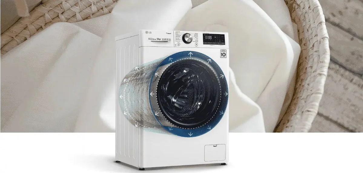 ماشین لباسشویی ال جی 9 کیلو R3 مدل F4R3VYG6P