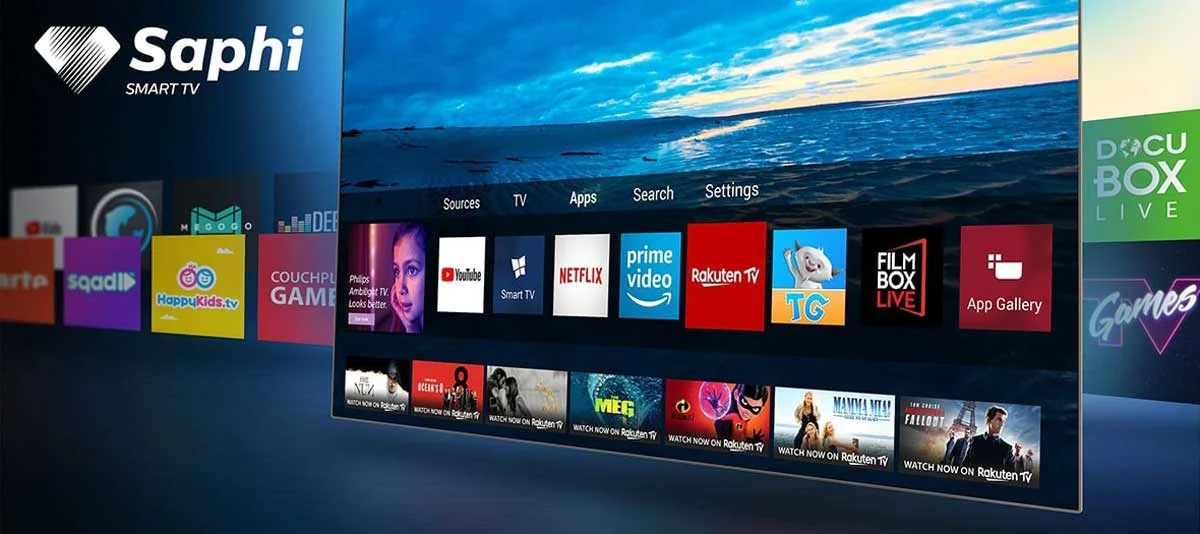 سیستم عامل تلویزیون فیلیپس PUS8818