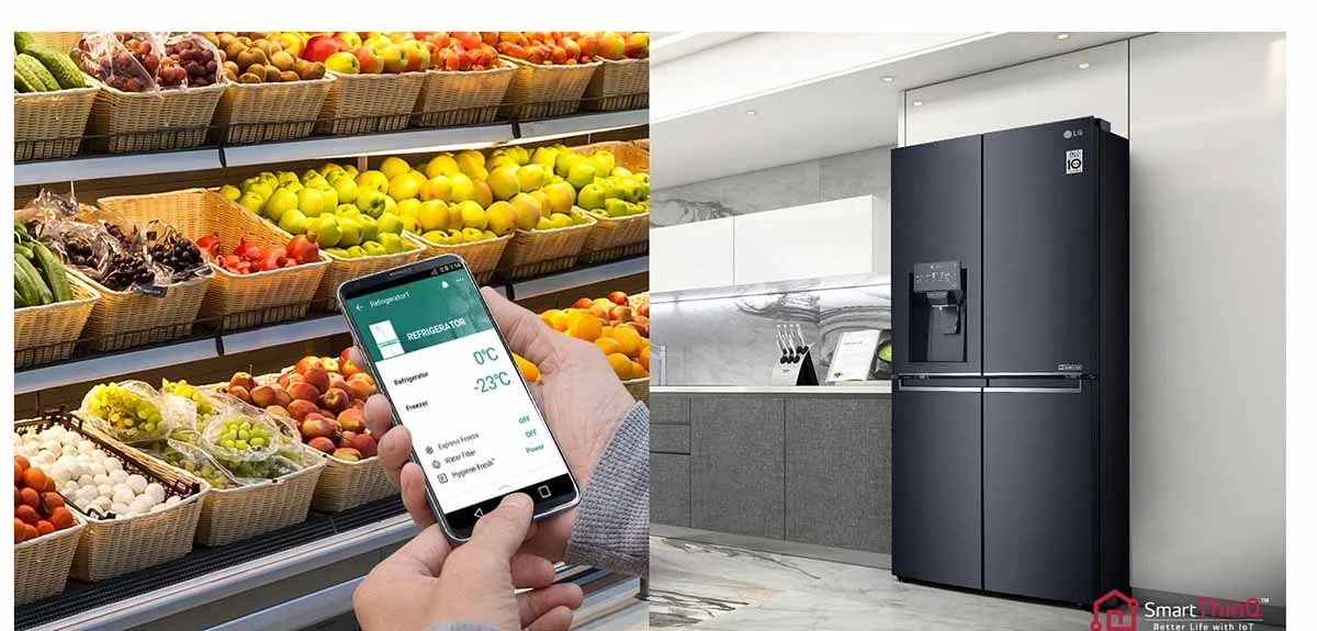 قابلیت های هوشمند یخچال های X29 و X39 ال جی