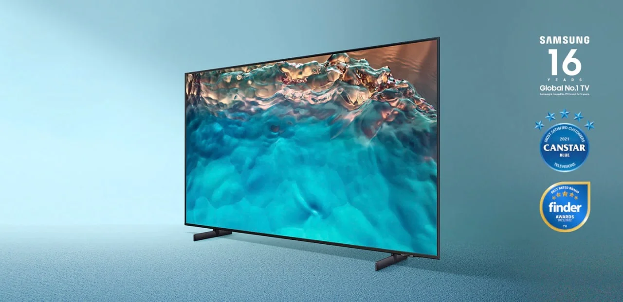 قیمت تلویزیون سامسونگ bu8000 سایز 65 اینچ 4k محصول 2022 .