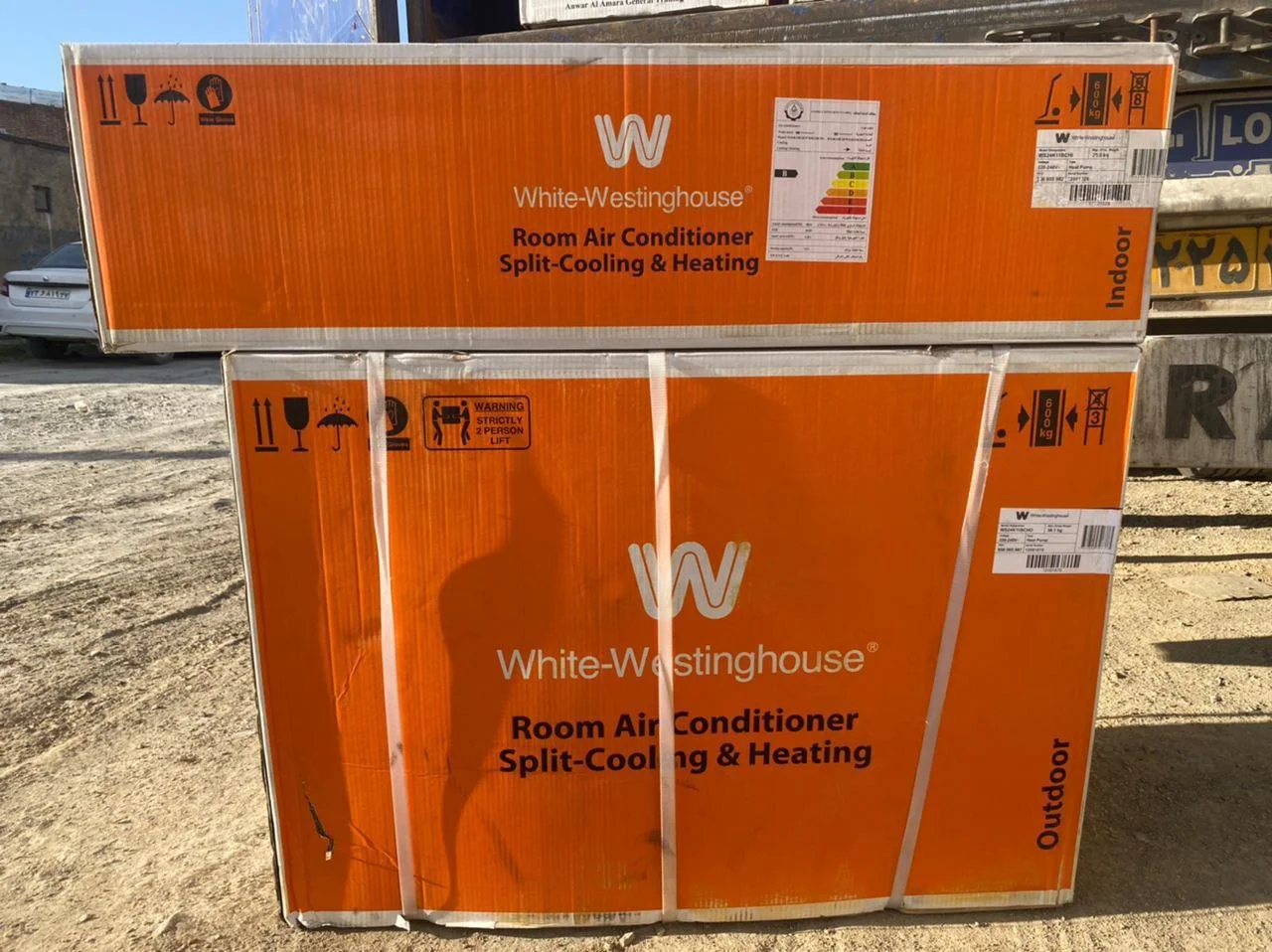 کولر گازی 24000 وایت وستینگ هاوس سرد و گرم