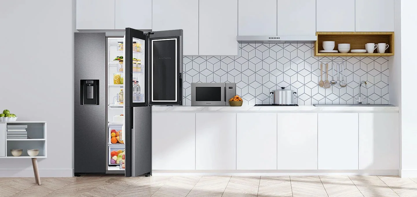 یخچال ساید بای ساید RS80 سامسونگ 34 فوت مدل RS80T5190SL