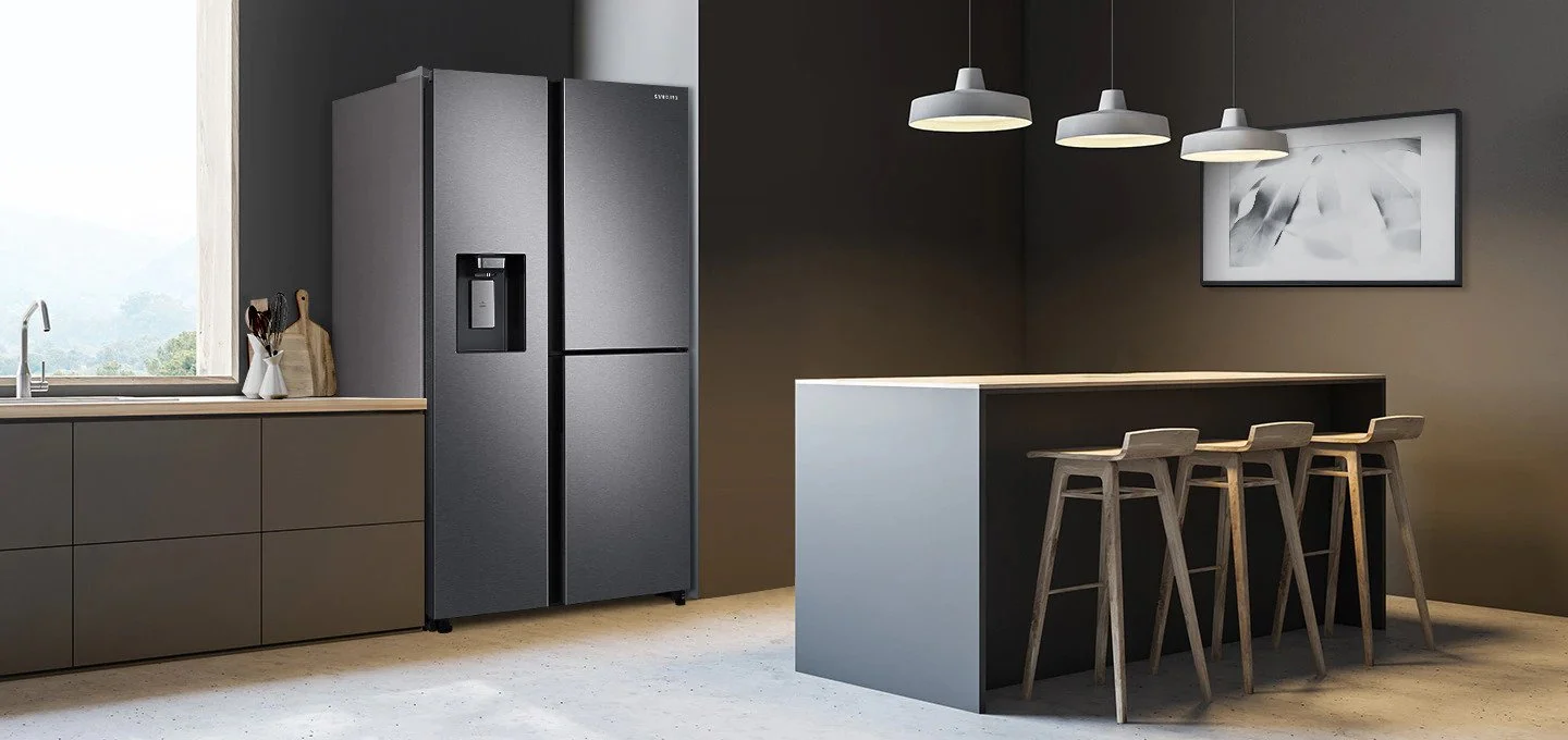 یخچال ساید بای ساید RS80 سامسونگ 34 فوت مدل RS80T5190SL