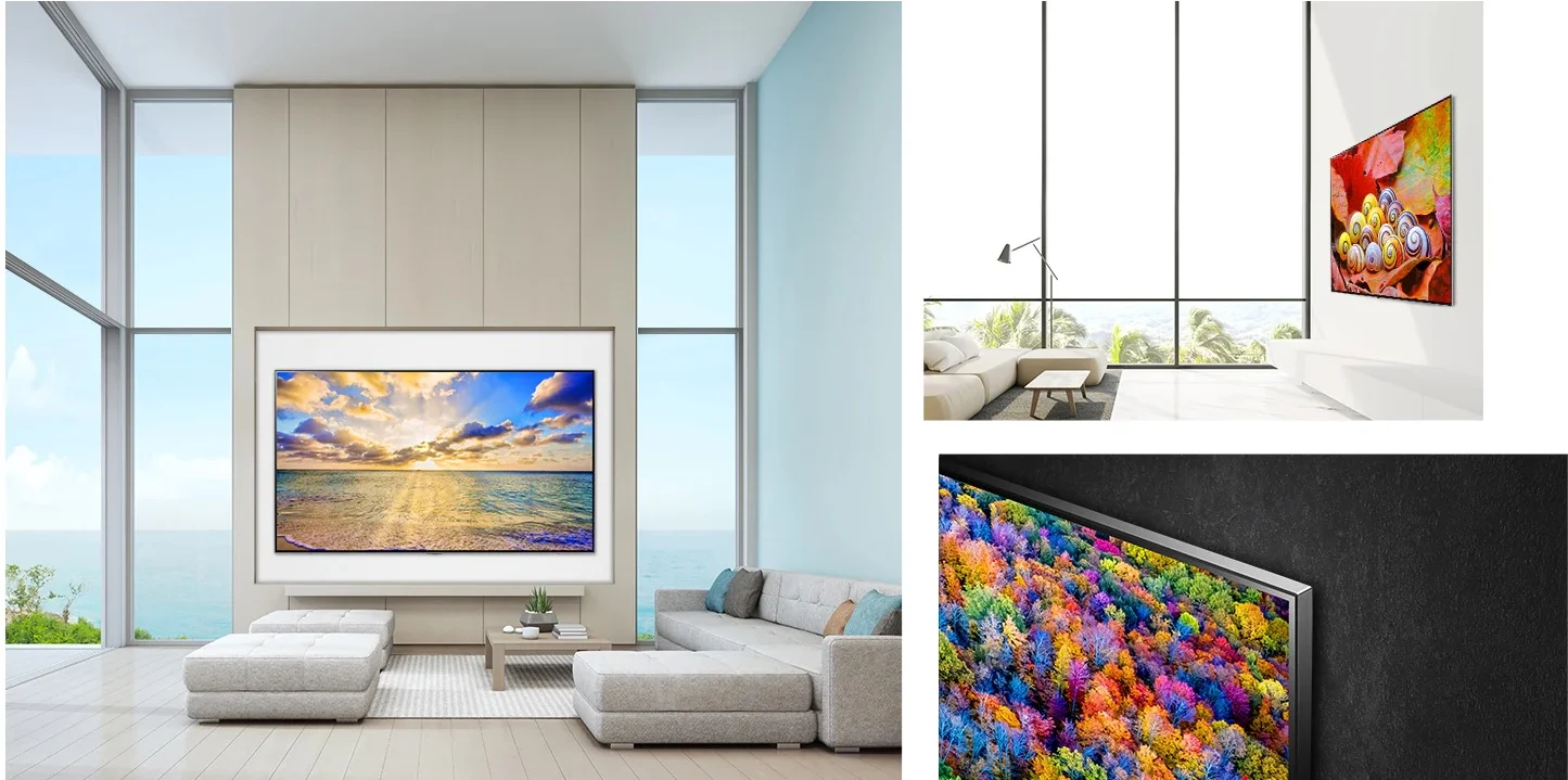 طراحی تلویزیون ال جی 55NANO88