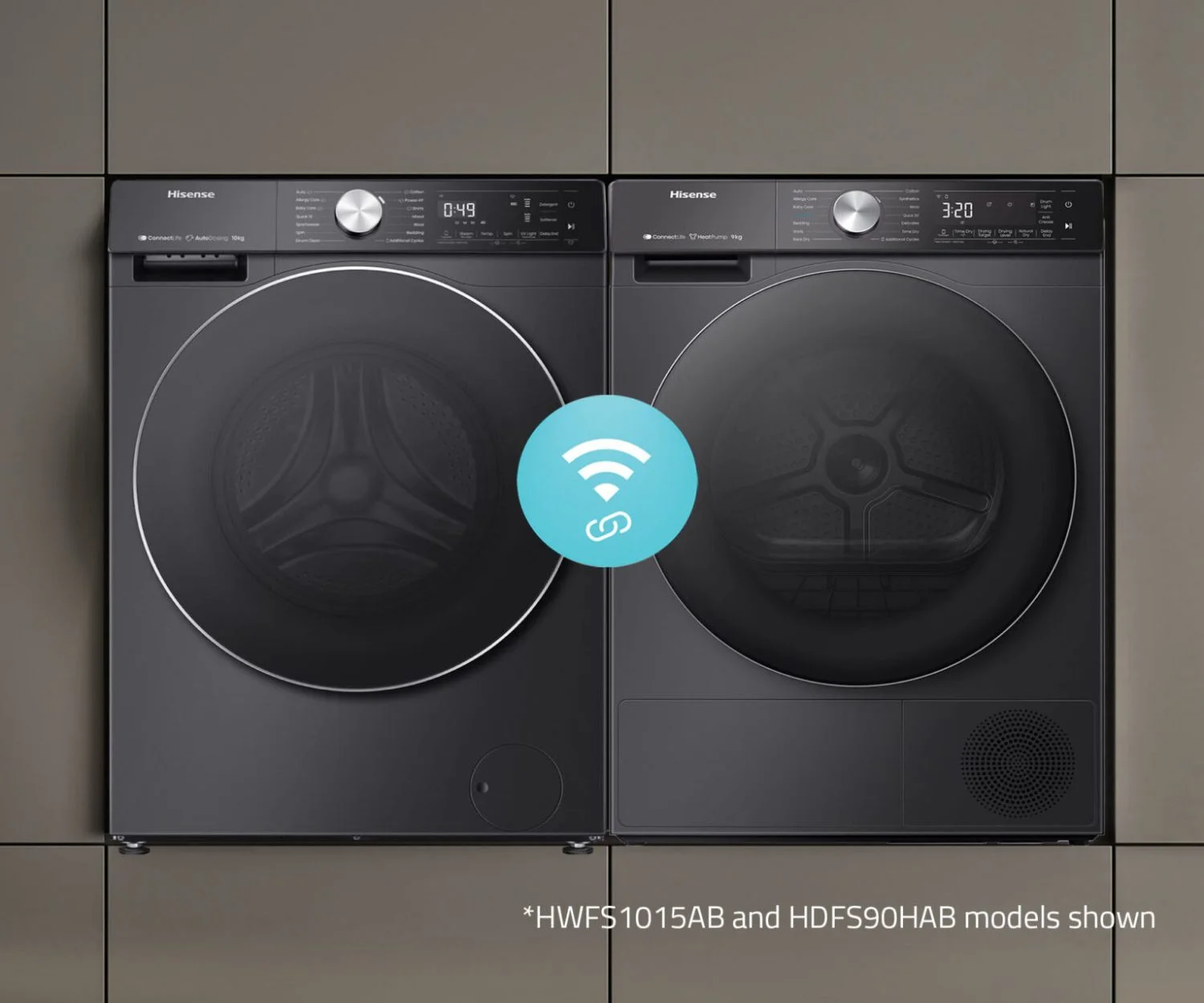 ماشین لباسشویی هایسنس 12 کیلو 8 کیلو خشک کن مدل WD5S1245BB