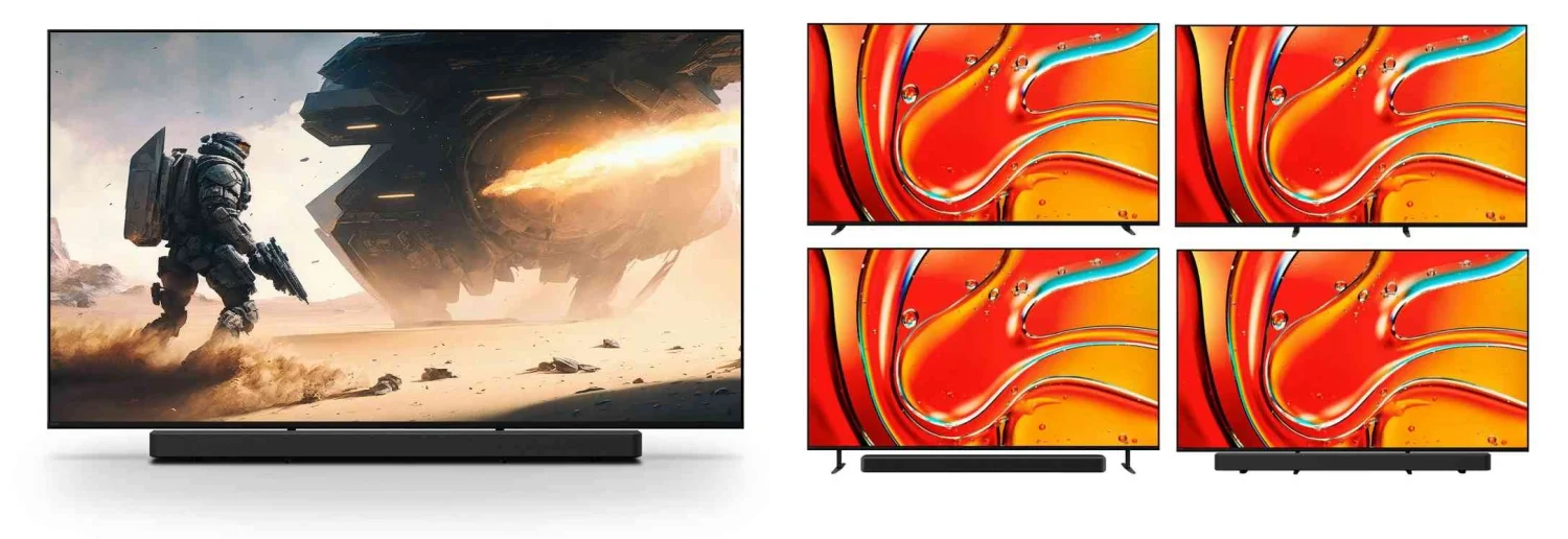 طراحی تلویزیون سونی 75 اینچ XR70 مدل XR7075