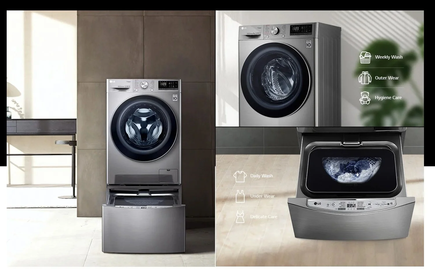 لباسشویی های ال جی مدل v5 و j6