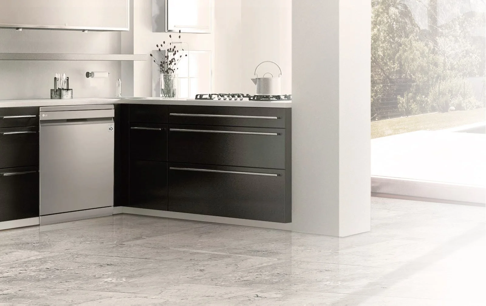 ‎ماشین ظرفشویی 325 ال جی رنگ سفید 2022 مدل DF325FW