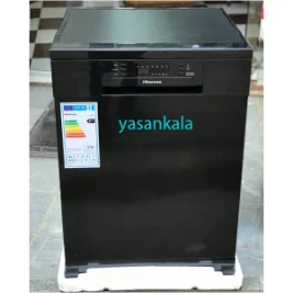 ماشین ظرفشویی هایسنس رنگ مشکی 14 نفره مدل H14DBF
