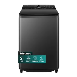 ماشین لباسشویی درب از بالا هایسنس 21 کیلویی مدل WT512123DB