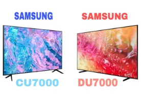 مقایسه تلویزیون سامسونگ DU7000 با CU7000