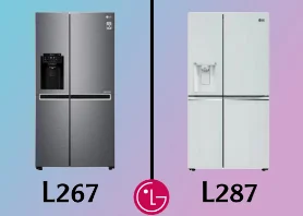 مقایسه یخچال ال جی L287 و L267
