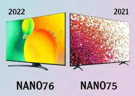 تفاوت تلویزیون نانوسل ال جی NANO76 و NANO75