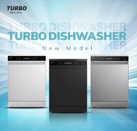 ماشین ظرفشویی توربو مدل 4050 سیلور