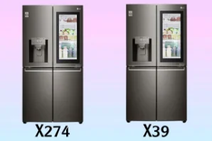 تفاوت یخچال ال جی X39 و X274