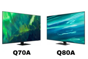 مقایسه تلویزیون های سامسونگ Q70A و Q80A
