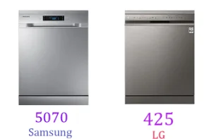 مقایسه ظرفشویی سامسونگ 5070 با 425 ال جی