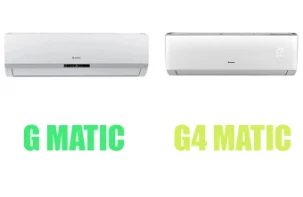 مقایسه کولر گازی های G MATIC و G4 MATIC گری
