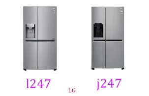مقایسه یخچال های L247 و J247 ال جی