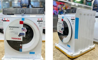لباسشویی توشیبا 12 کیلو 8 کیلو خشک کن