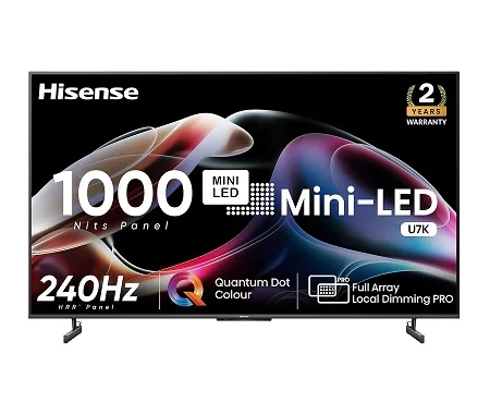 تلویزیون 65 اینچ هایسنس U7K مدل 65U7K