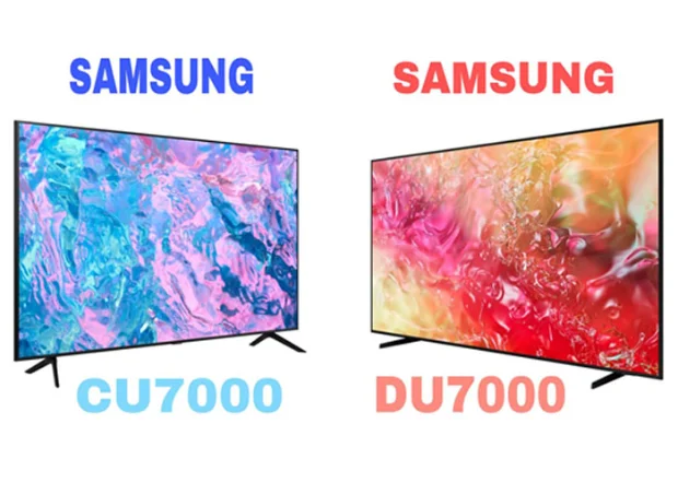مقایسه تلویزیون سامسونگ DU7000 با CU7000