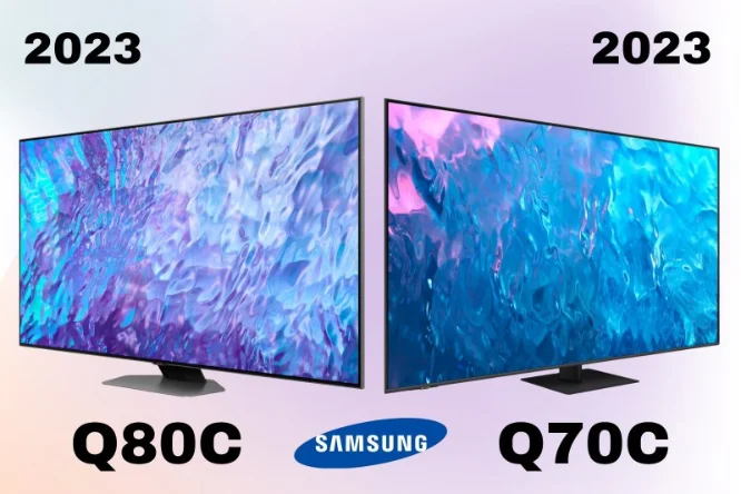 تفاوت تلویزیون سامسونگ Q70C با Q80C