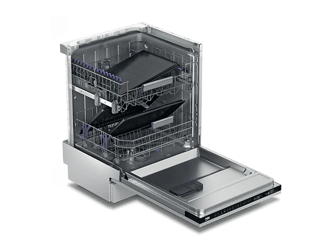 ماشین ظرفشویی بکو 26424 رنگ سیلور 14  نفره مدل DFN26424X