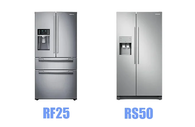 مقایسه یخچال های RS50 و RF25 سامسونگ