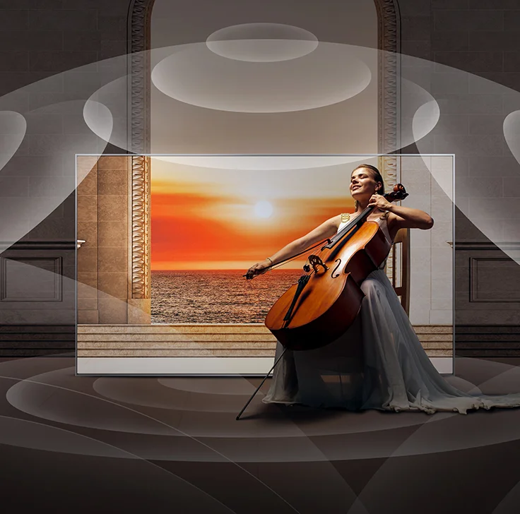 صدا در تلویزیون توشیبا Z870