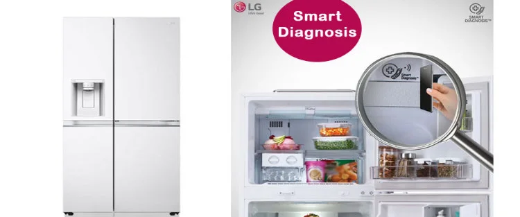 سیستم عیب یاب یخچال ال جی J348