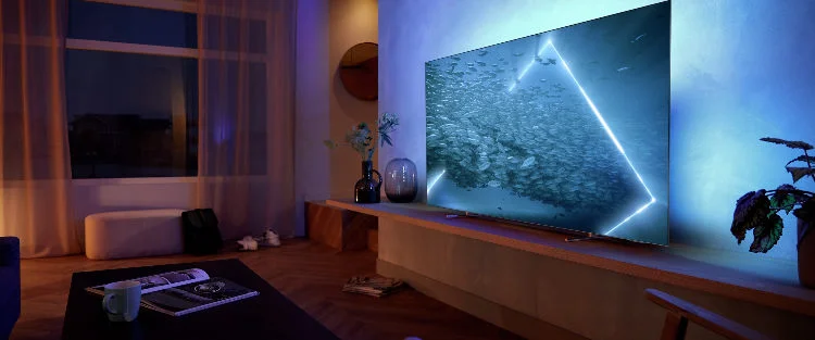 تلویزیون 65 اینچ فیلیپس اولد 707 اسمارت 2022 مدل 65OLED707