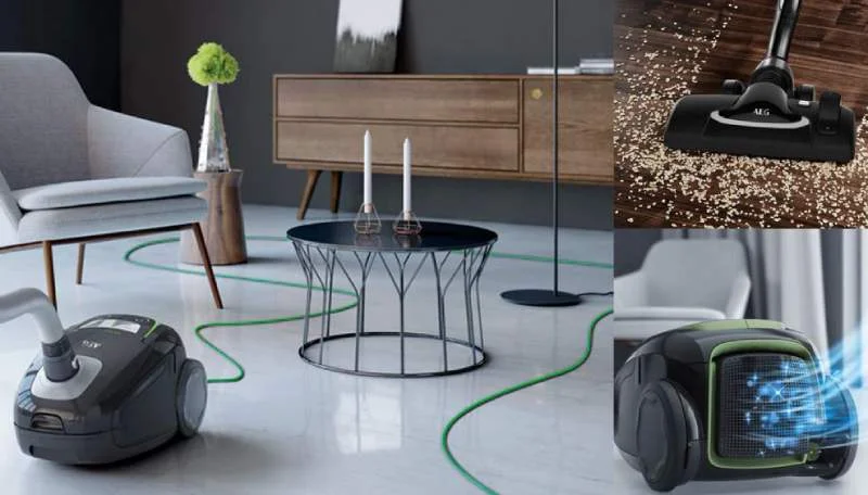 جارو برقی آاگ 2200 وات مشکی مدل vX8-2-OKO