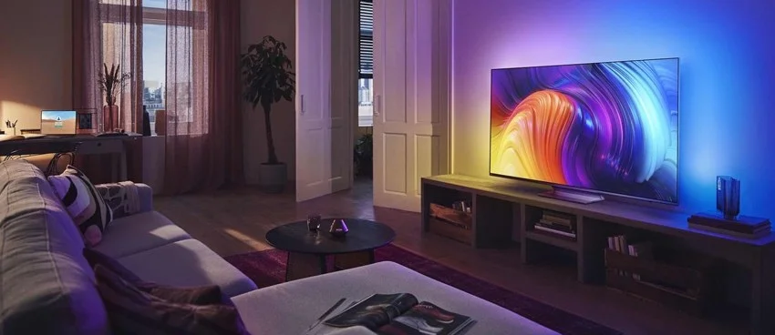 طراحی تلویزیون فیلیپس 55PUS8807