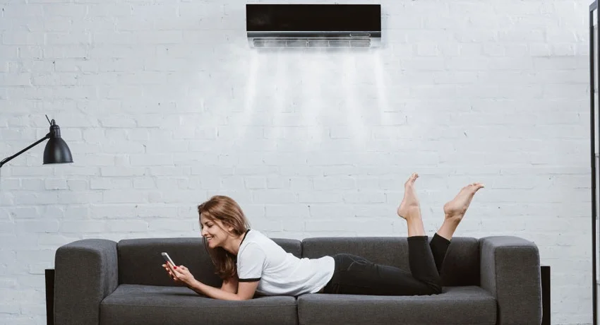 کولر گازی 24000 سامسونگ پنل مشکی سرد و گرم مدل AQ12VBEX