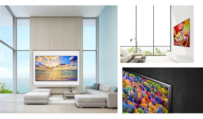 طراحی تلویزیون ال جی 55nano80