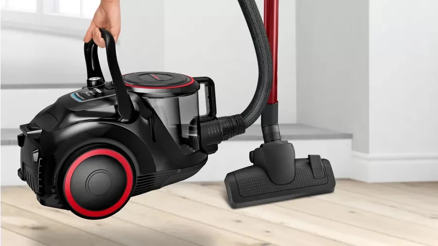 جارو برقی بوش کنترل روی دسته سری 6 مخزن دار مدل BGS41POW1