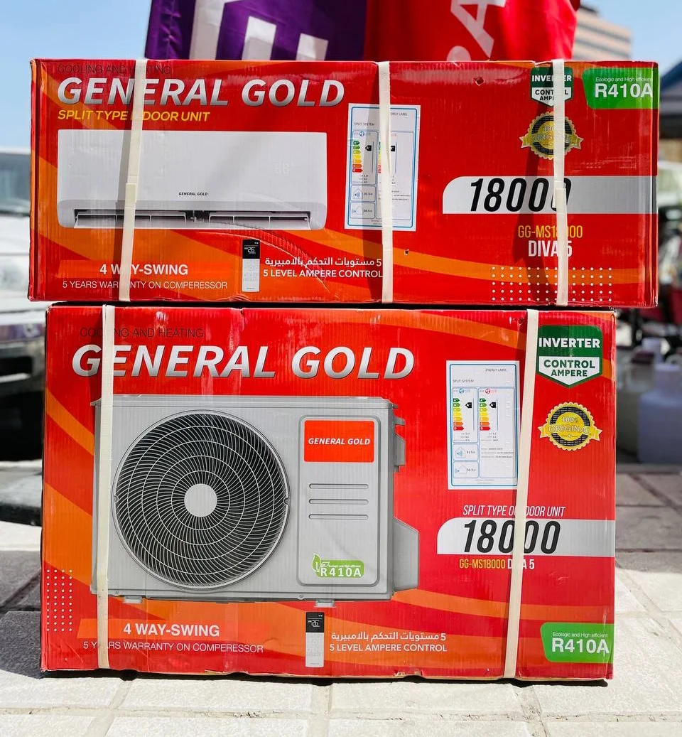 کولرگازی جنرال گلد 18000 اینورتر دیوا